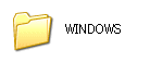 WINDOWSフォルダアイコン